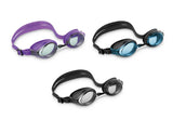 Intex lunettes de natation silicone sport course 8+