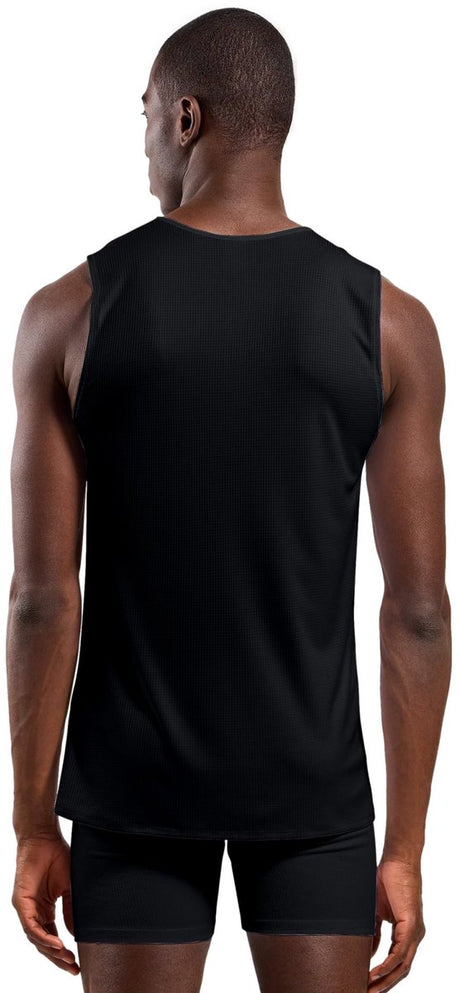 Odlo maillot de corps active light à col rond - homme - noir - l