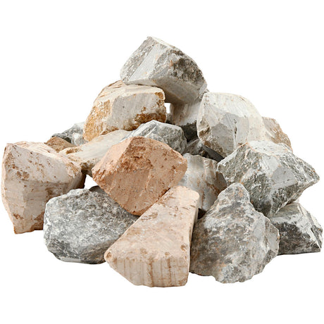 Pierre ollaire, contenu peut varier, différentes couleurs, 10 kg 1 carton