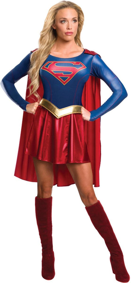 Rubies uk - costume de la série supergirl pour femmes - moyen - costumes pour adultes