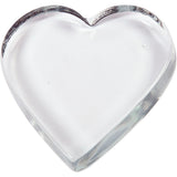 Creativ Company Hart Glas Transparent, 10x9cm