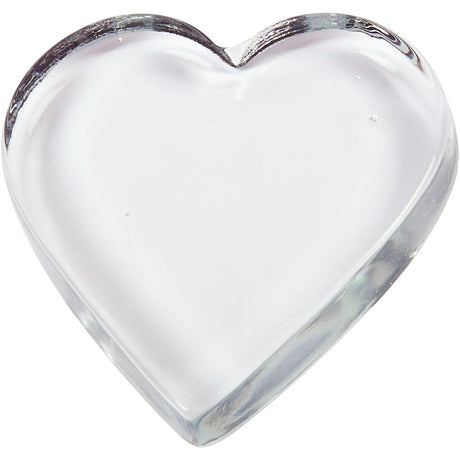 Creativ Company Hart Glas Transparent, 10x9cm