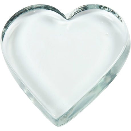 Creativ Company Hart Glas Transparent, 10x9cm