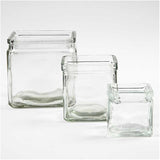 Verre carré Creativ company, h : 5,5 cm, dimensions 5,5x5,5 cm, 12 pièces 1 boîte