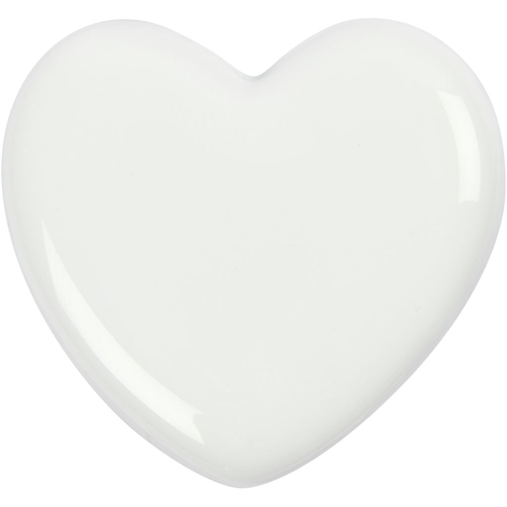 Cœur de verre - blanc, 1er.