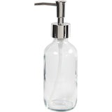 Pompe à savon Creativ company, h : 19,3 cm, d 6,3 cm, 230 ml, transparent, 1 pièce