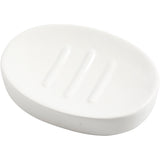 Porte-savon Creativ company, h : 2,5 cm, l : 13,5 cm, l : 10 cm, blanc, 1 pièce