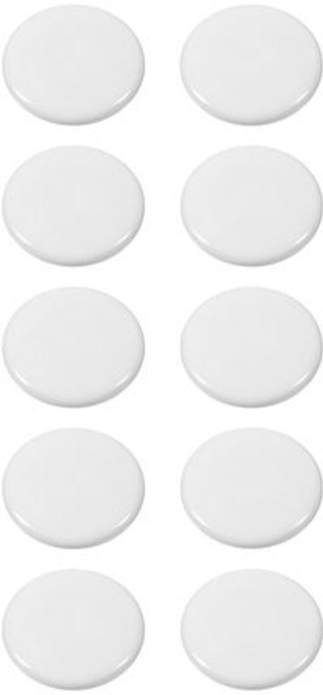 Aimants Westcott - blanc - ø 40x8,5mm - 2500g - 10 pièces - ac-e1082