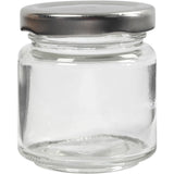 Pot en verre Creativ company, h : 6,5 cm, d 5,7 cm, 100 ml, transparent, 12 pièces 1 boîte
