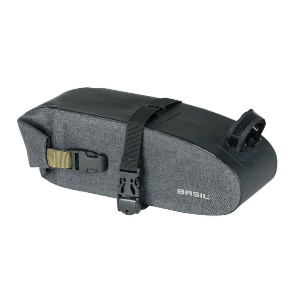 Basil Navigator Storm Saddle Bag - Compact Bicycle Bag - Unisexe - Bicycle - noir