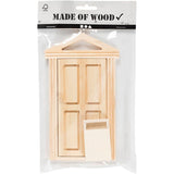 Mini de portes et boîte à lettres Creativ Company en bois.