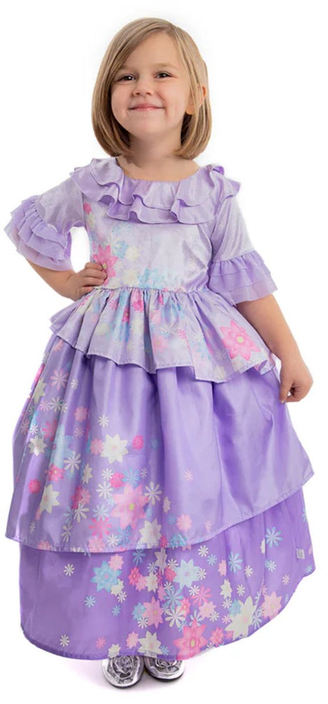 Petites aventures - robe princesse fleurie - taille 110-122