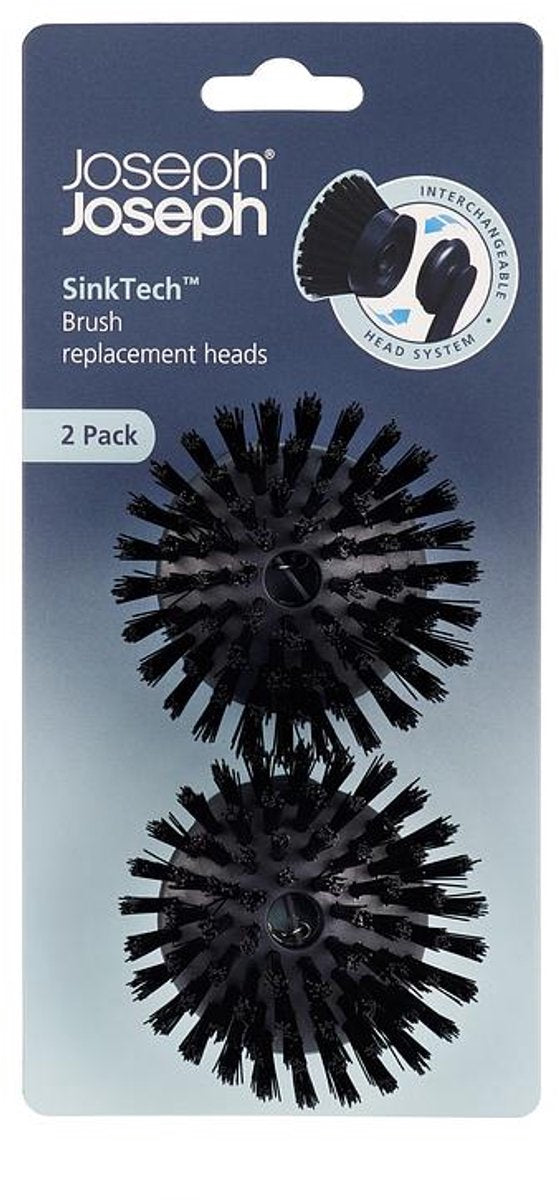 Joseph joseph skintech têtes de brosse 2 pièces | 2 pièces