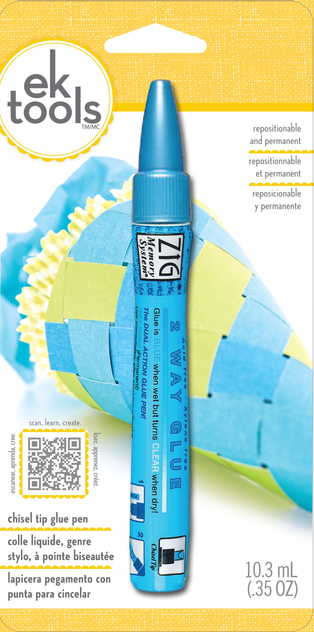 Ek tools • stylo à colle pointe biseautée