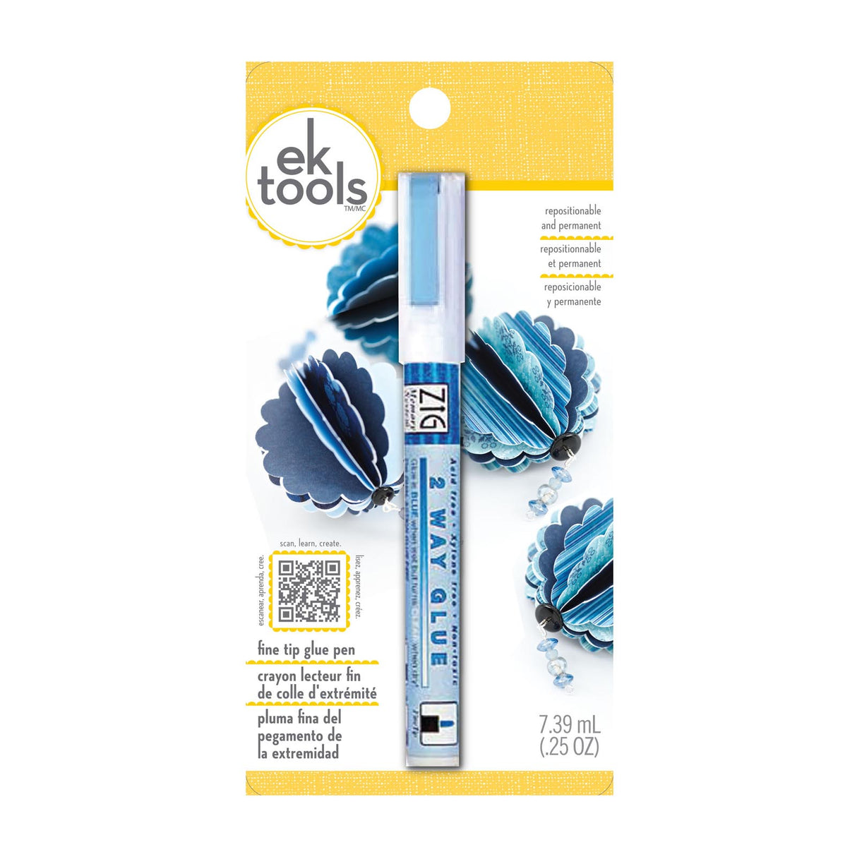 Ek tools • stylo à colle pointe fine