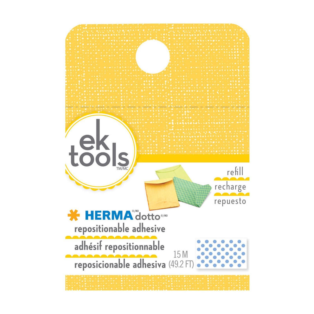 Ek tools • recharge distributeur de colle repositionnable 15m
