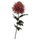 Atmosphère de manoir fleur artificielle chrysanthème orange 91x18x18cm