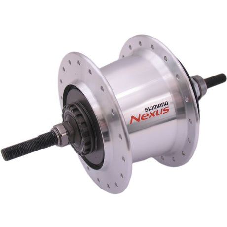 Shimano moyeu de vitesse 7 vitesses nexus 7 sg-c3001 pour freins à rouleaux frein sur jante 36 trous - argent