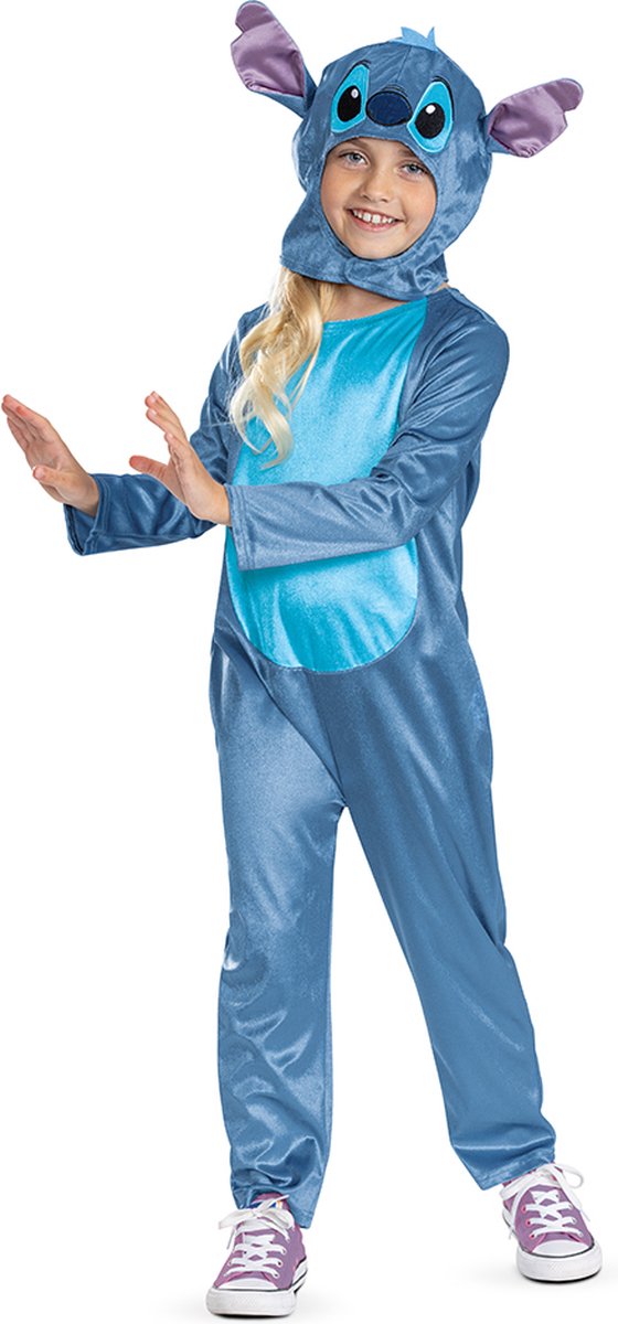 Déguisement Disney - Lilo Stitch, costume Stitch classique, taille m (7-8 ans), enfant