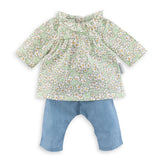 Corolle Mon Grand Poupon Dolls Bluse og Broek, 42 ​​cm