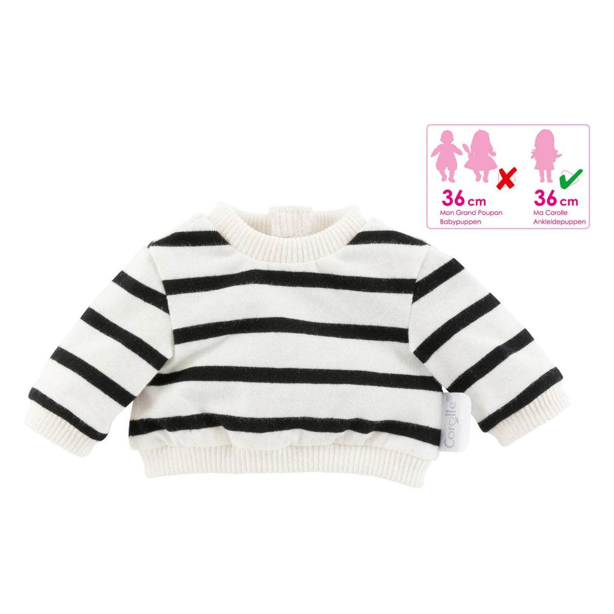 Corolle MA Dolls Pullover Striped