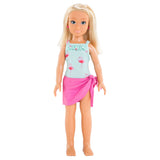 Corolle filles - poupée mannequin ensemble plage saint valentin