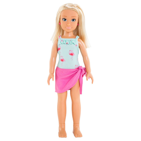 Corolle filles - poupée mannequin ensemble plage saint valentin