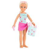 Corolle filles - poupée mannequin ensemble plage saint valentin