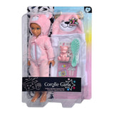 Corolle girls - ensemble pyjama poupée mannequin pour la Saint-Valentin