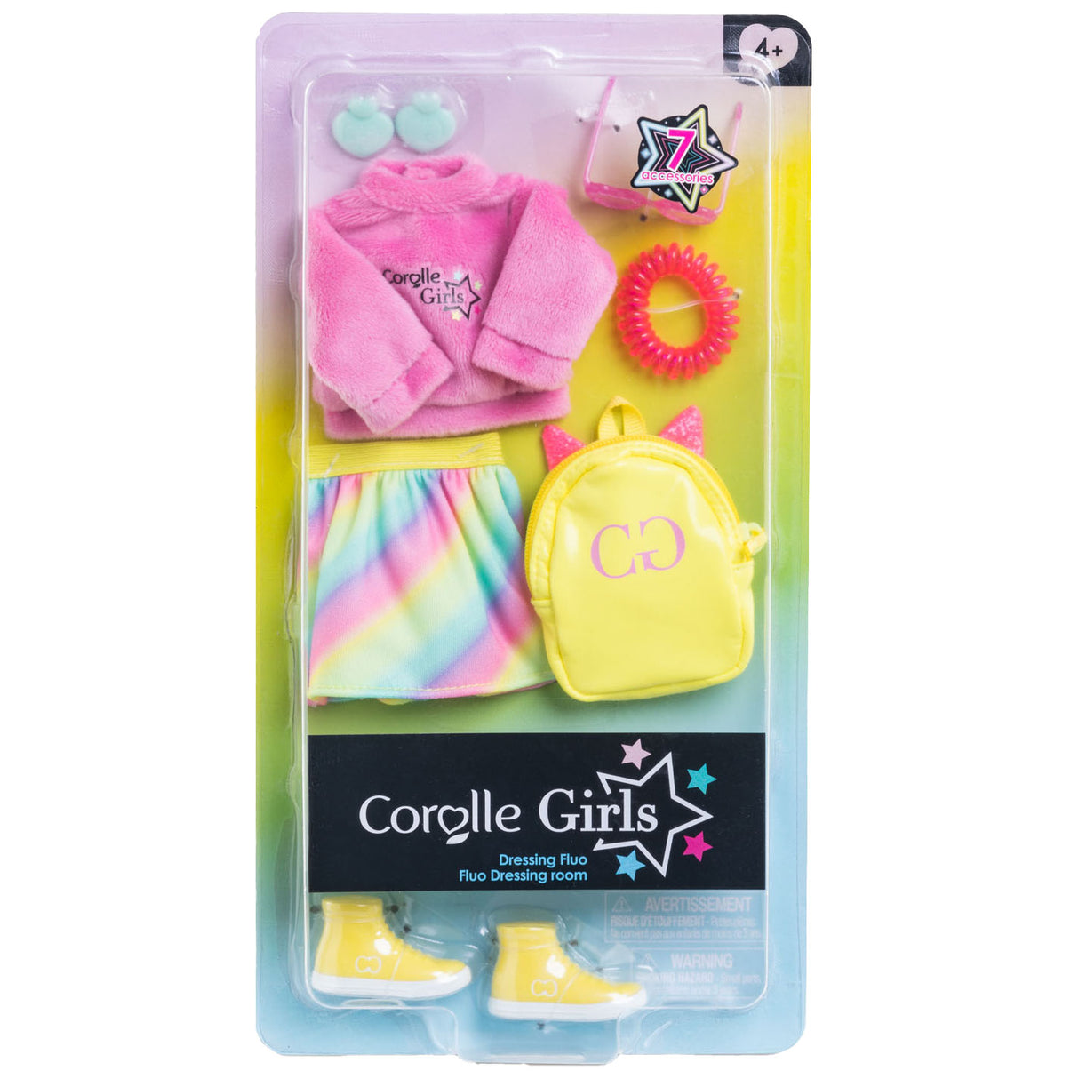 Corolle filles - vêtements de poupée ensemble fluo dressing