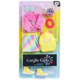 Corolle filles - vêtements de poupée ensemble fluo dressing