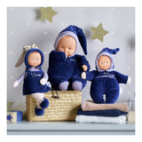 Corolle mon doudou babidoux poupée bébé rêves étoilés bleu marine, 20cm