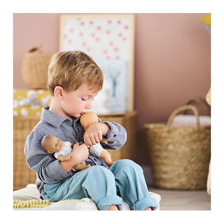 Corolle Mon Premier Poupon Mini Calin Babypop - Rabbit Blue Eyes, 20 cm