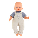 Corolle Mon Grand Poupon Dungarees Ecru und T-Shirt, 36 cm