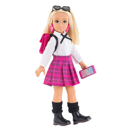 Vêtements de poupée étudiante anglaise Corolle filles - ensemble d'accessoires de mode 28 cm.