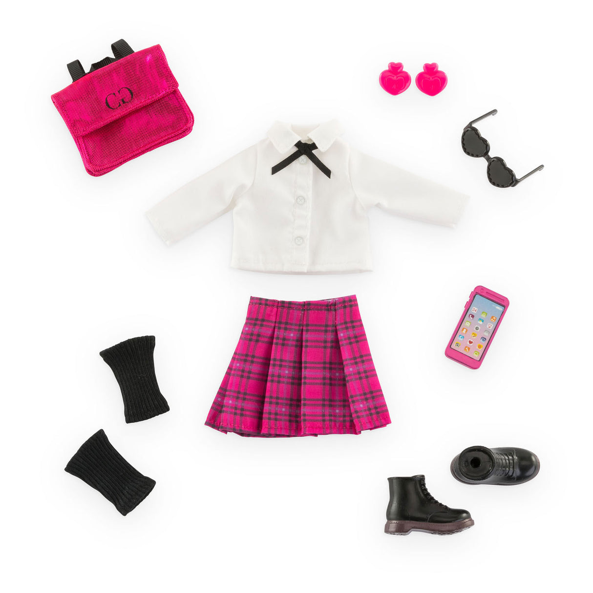 Corolle girls - vêtements de poupée étudiante anglaise