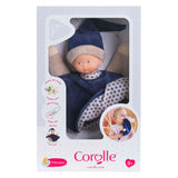 Corolle tidoudou - doudou bleu marine, 17cm