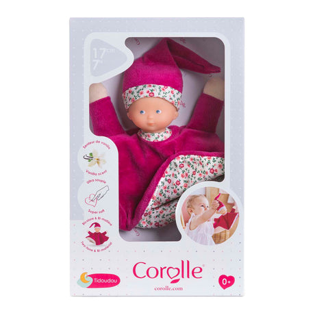 Corolle doudou bébé grenadine rose doudou 17cm peluche.