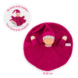 Corolle tidoudou - doudou grenadine rose, 17cm