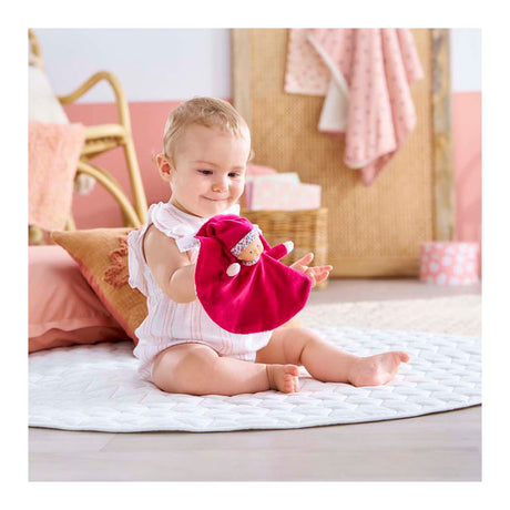 Corolle doudou bébé grenadine rose doudou 17cm peluche.