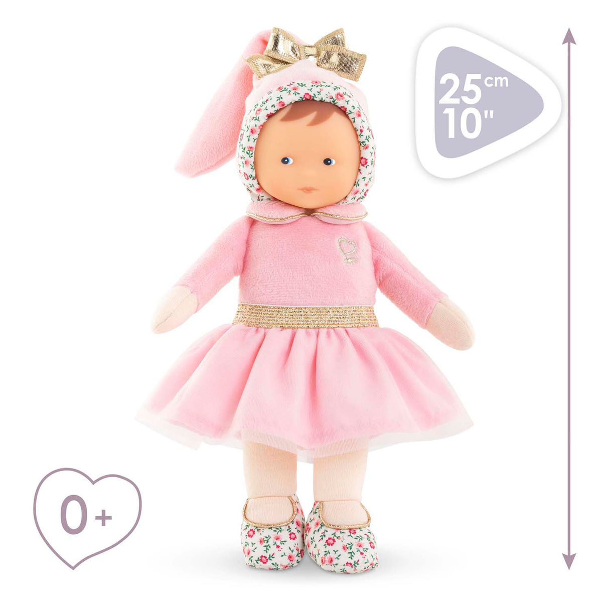 Corolle Miss Ballerine - poupée grenadine rose, 25cm