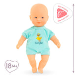 Corolle mini poupée de bain - bleu, 20cm