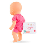 Mini poupée de bain Corolle - rose, 20cm