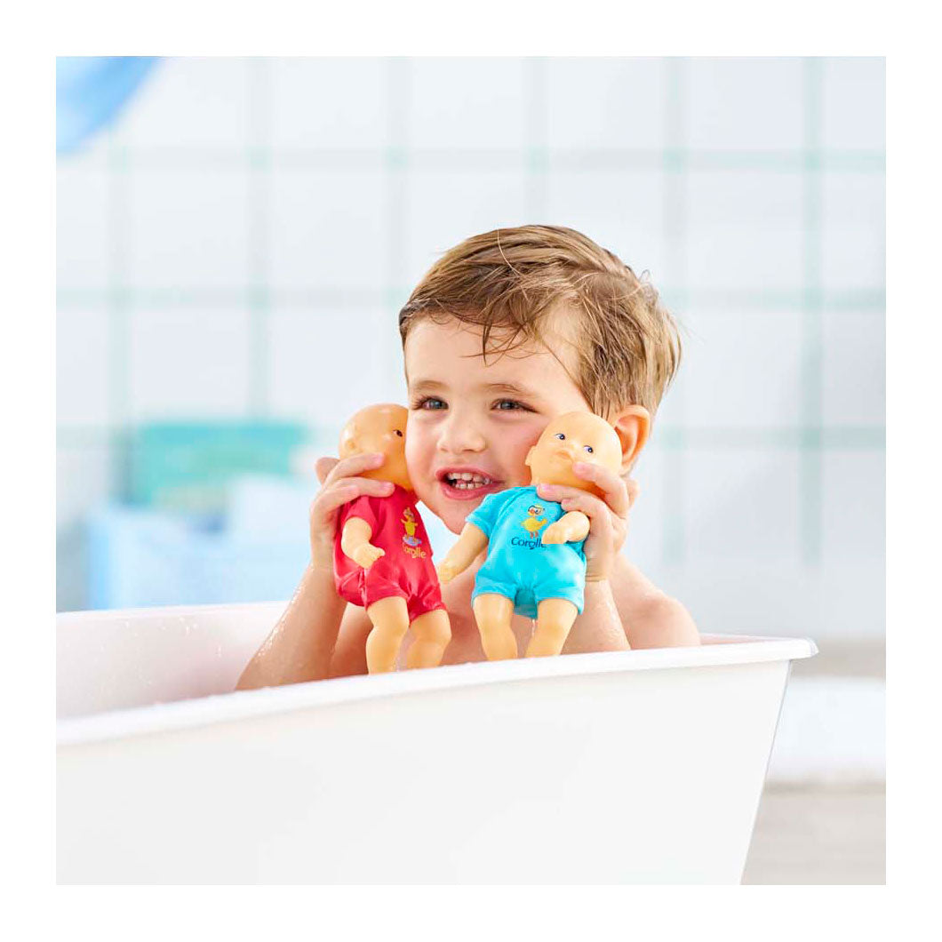 Mini poupée de bain Corolle - rose, 20cm