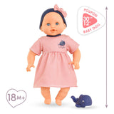 Corolle poupée de bain calypso - baleine, 30cm