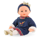 Poupon Corolle Calin Margaux Poupée douce Holidays 30cm parfum vanille bleue.
