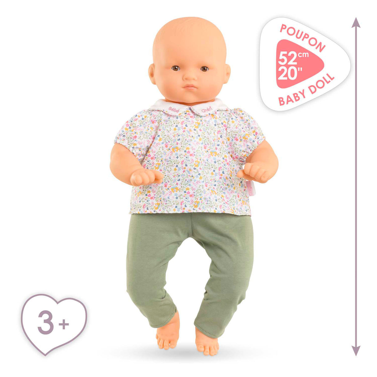 Corolle poupée bébé chéri, 52cm