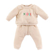 Survêtement de poupée Corolle beige pour poupée bébé 30cm velcro.