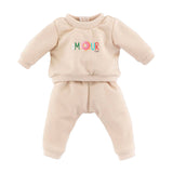 Survêtement Corolle beige pour poupée bébé, 36cm