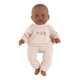 Survêtement Corolle beige pour poupée bébé, 36cm